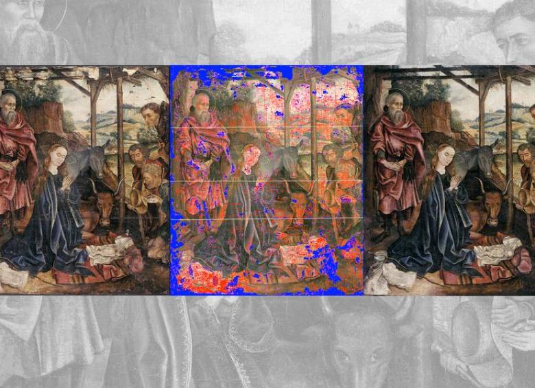 Este es el antes y el después de la restauración con IA. FOTO: MIT