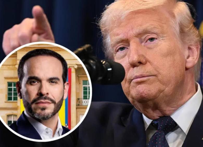 El presidente estadounidense Donald Trump ratificó el gran momento de su relación política con su homólogo colombiano, Abelardo De La Espriella. Tras calificarlo como “un caballero”. FOTO: Getty y Colprensa