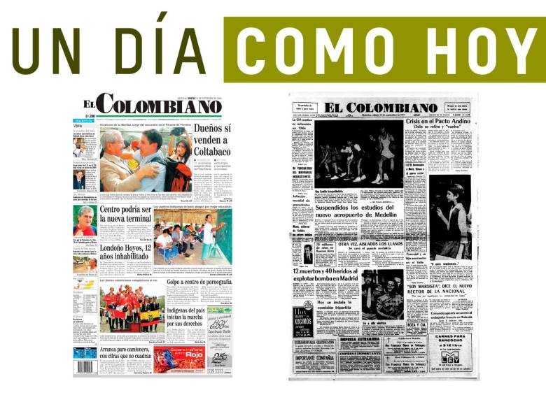 Un día como hoy 14 de septiembre