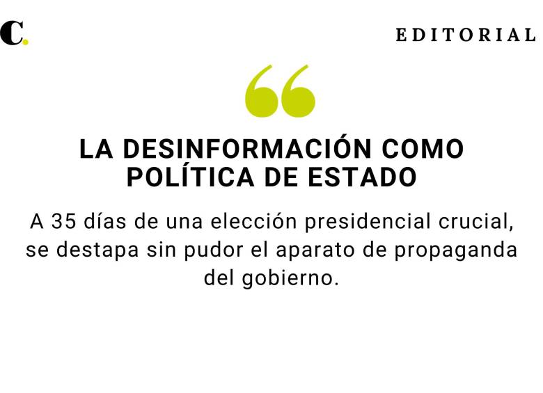 La desinformación como política de Estado