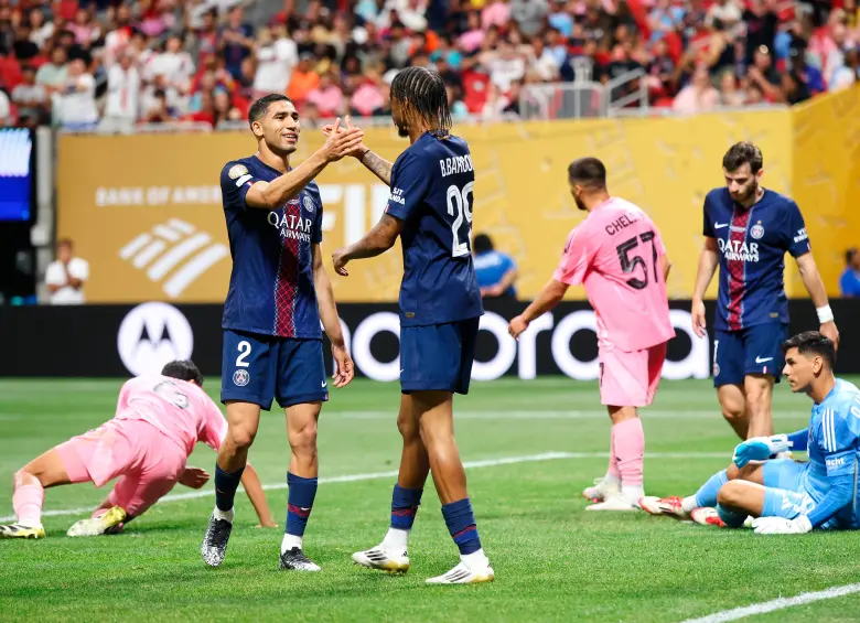 El PSG celebró en el Mundial de Clubes y ya está en cuartos de final del torneo que se disputa en Estados Unidos. FOTO: GETTY
