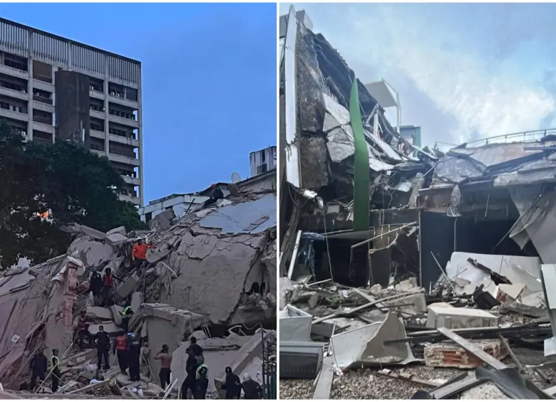Algunos de los destrozos en Venezuela. FOTO: AFP