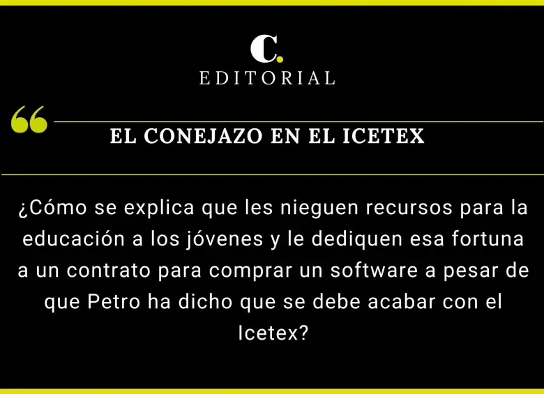 El conejazo en el Icetex