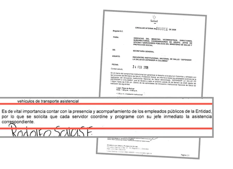 Estra es la controvertida circular del Ministerio, fechada este 24 de febrero. FOTO: ARCHIVO PARTICULAR