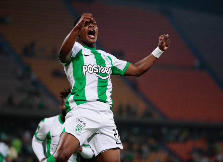 Óscar Perea, jugador de Atlético Nacional. FOTO CARLOS VELÁSQUEZ