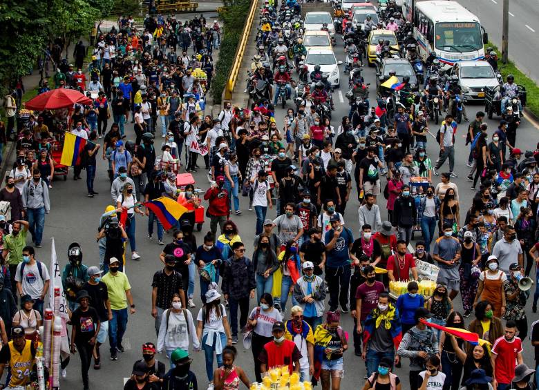 Las manifestaciones empezaron el 28 de abril. FOTO JULIO CÉSAR HERRERA