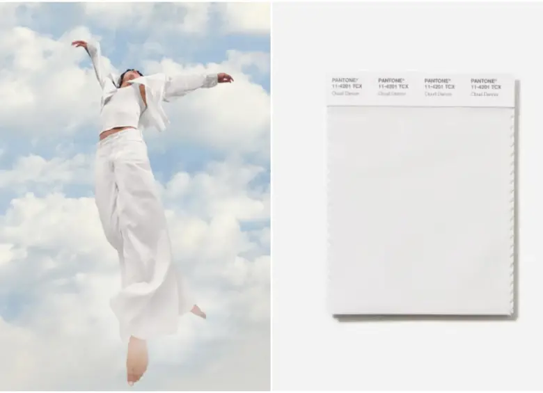 Los diferentes tonos de blanco han sido omnipresentes en la moda desde hace mucho tiempo. FOTO: Pantone Color Institute