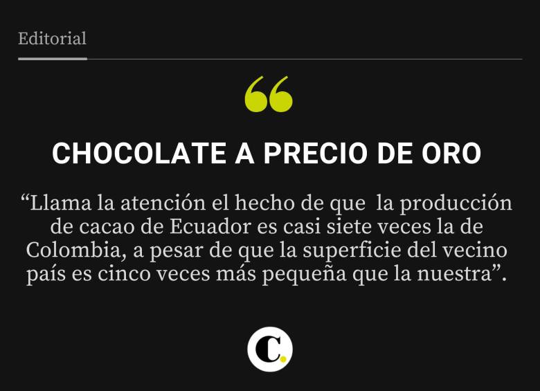 Chocolate a precio de oro