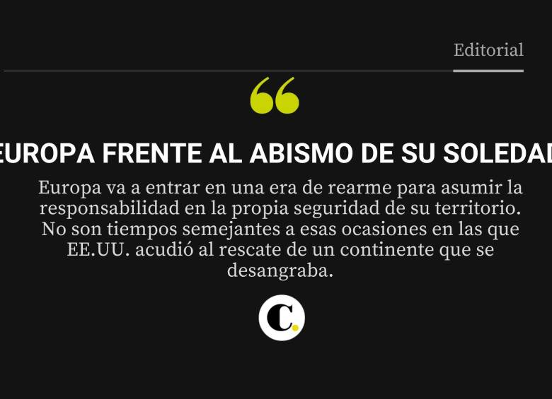 Europa frente al abismo de su soledad