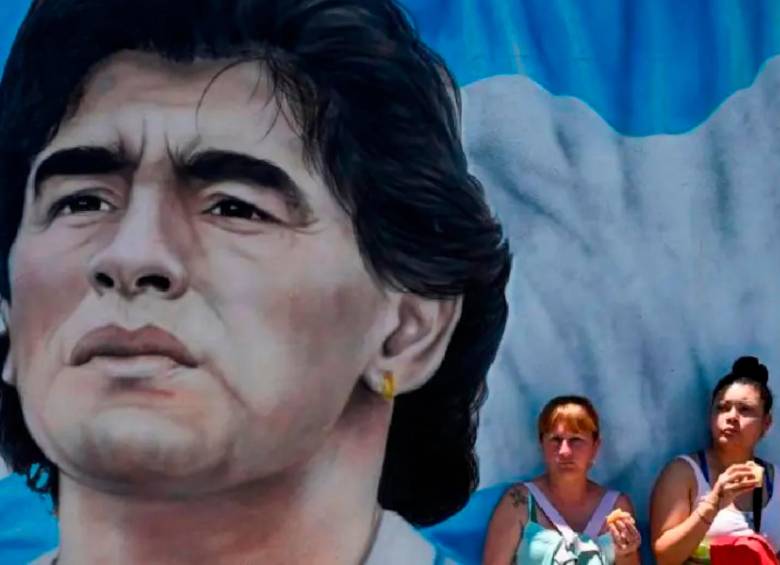 El futbolista argentino Diego Armando Maradona falleció en noviembre de 2020 en Buenos Aires. FOTO: AFP