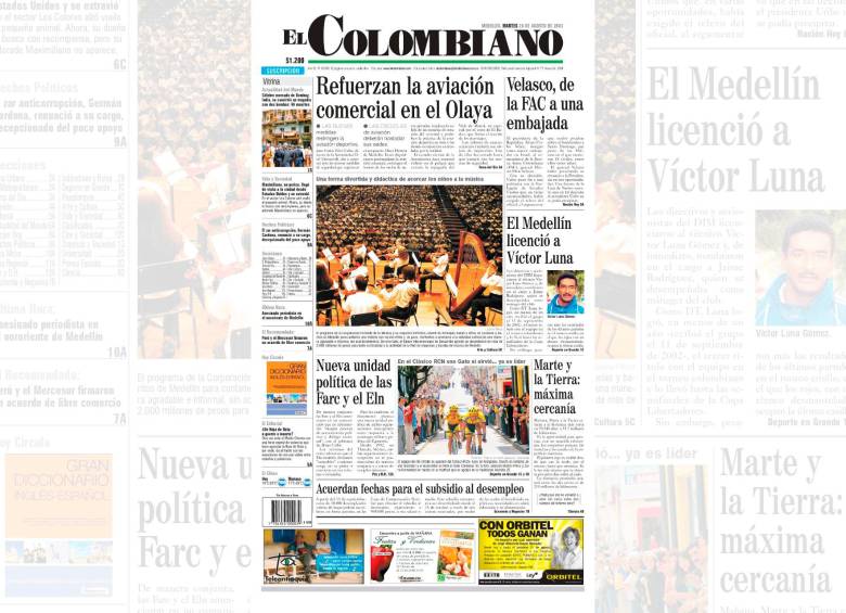Un día como hoy 26 de agosto