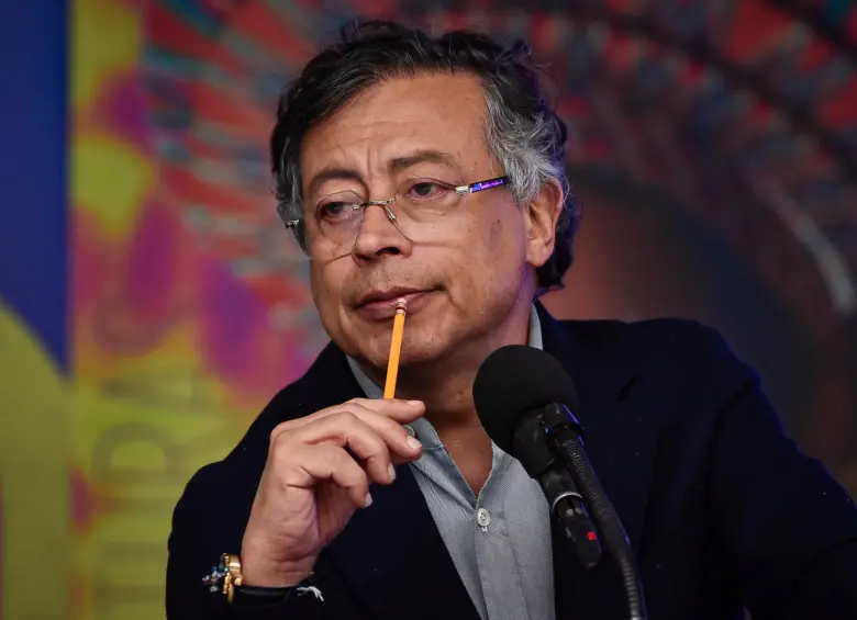 Gustavo Petro, presidente de Colombia. FOTO: Colprensa.