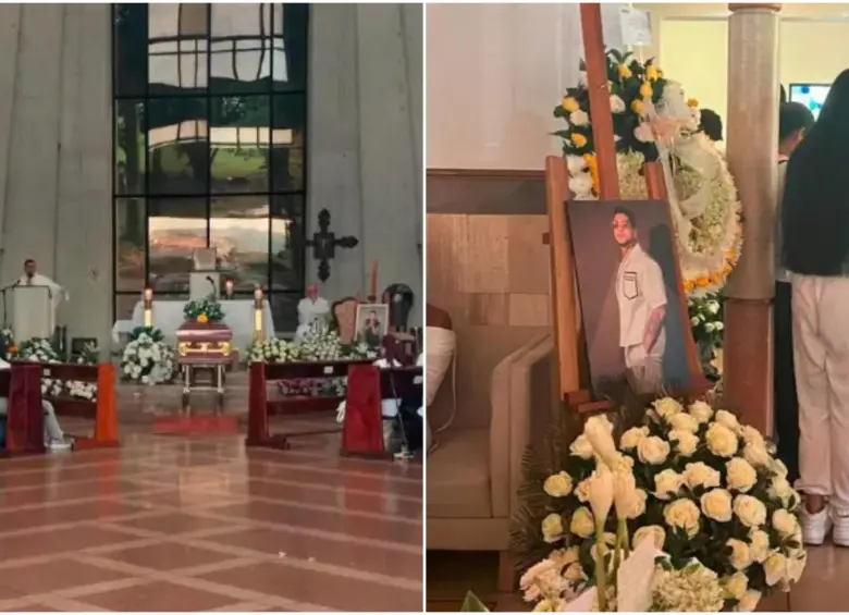 Momentos del funeral de Bayron Sánchez, más conocido como B King en Medellín. FOTO: Cortesía Familia de B King
