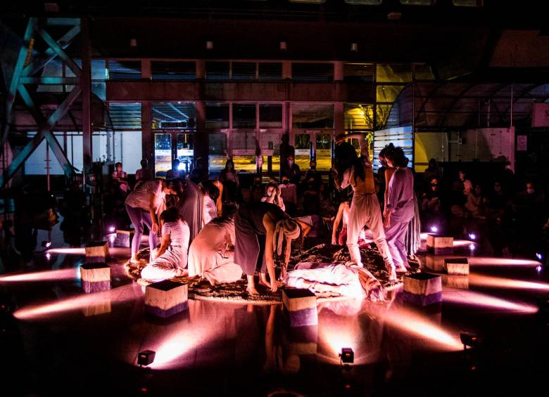 Dirigieron la residencia artística y la obra tres mujeres: una coreógrafa, una bióloga y una artista.