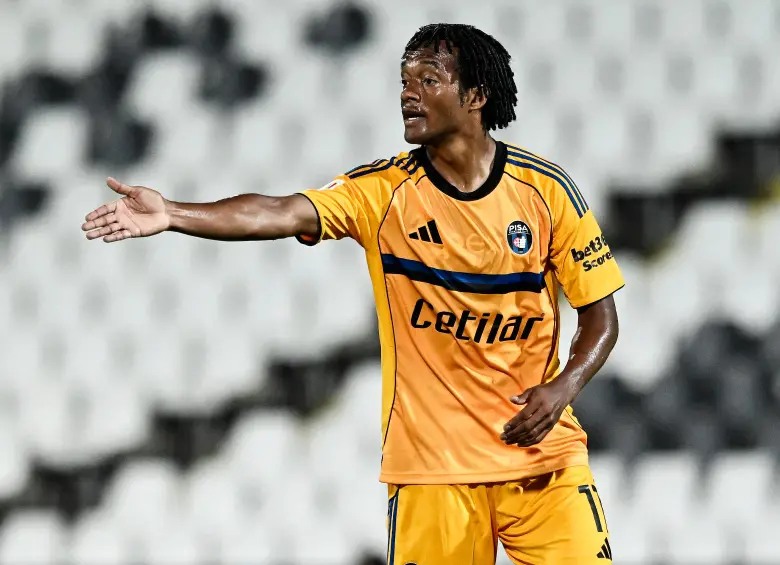 Juan Guillermo Cuadrado inicia su temporada número 17 en Italia, ahora con el recién ascendido Pisa. FOTO: GETTY