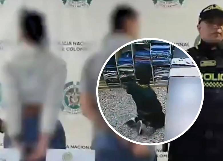 Cámaras de seguridad registraron al niño de 12 años ingresando a un establecimiento comercial en Patio Bonito, Bogotá, durante el hurto. Foto: Policía Nacional / Captura de video