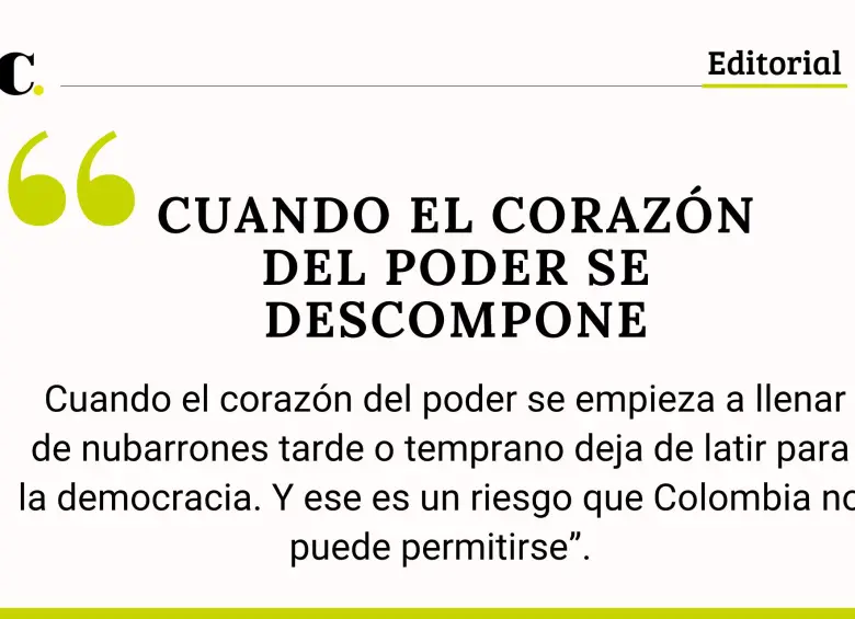 Cuando el corazón del poder se descompone