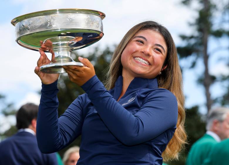 La golfista caleña María José Marín se coronó campeona del Augusta National Women’s Amateur que se disputó en Georgia, Estados Unidos. FOTO GETTY