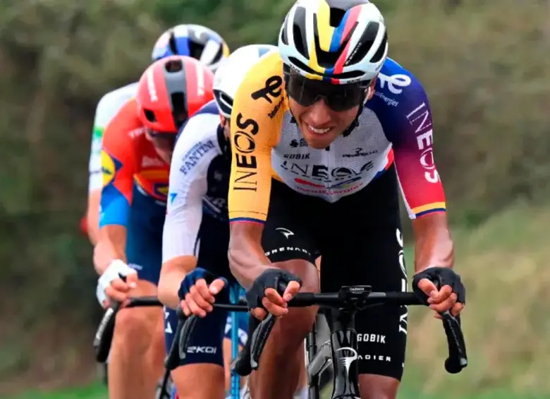 El ciclista cundinamarqués Egan Bernal, de 28 años, es la carta fuerte de Colombia para el Mundial de Ciclismo de Ruta que se correrá en Ruanda el domingo. FOTO: Getty
