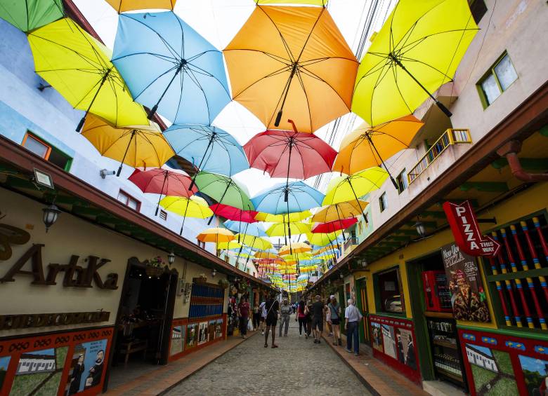 Imagen de referencia del municipio de Guatapé, co sus tradicionales zócalos. Foto: Andrés Camilo Suárez Echeverry