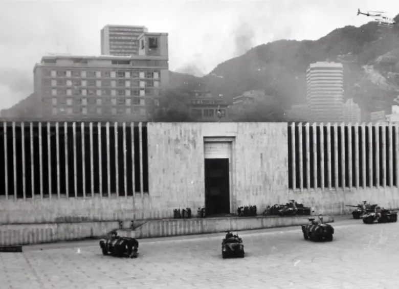 Cerca de 100 personas murieron de manera violenta en el Palacio de Justicia en noviembre de 1985. Foto: Colprensa