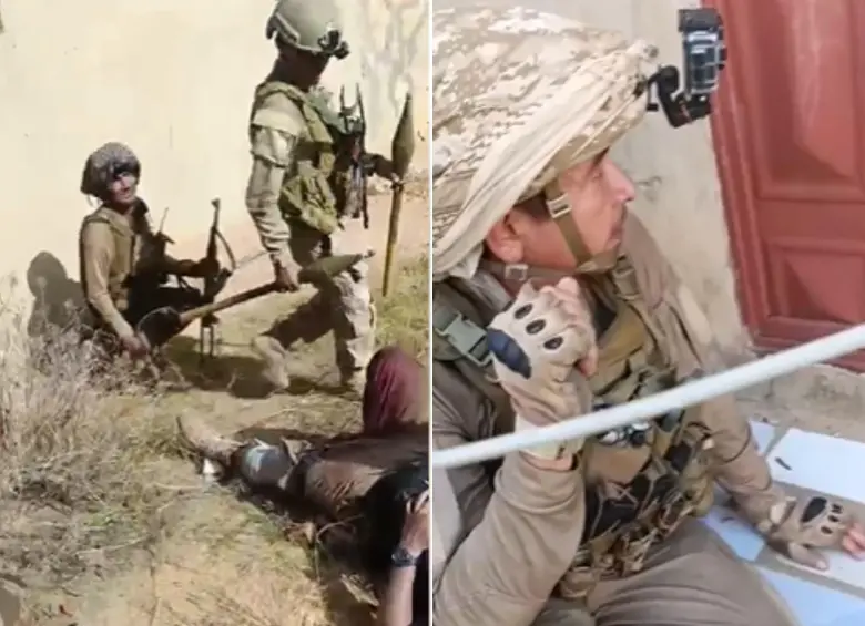 Exmilitares colombianos se habrían incorporado a un ejército paramilitar que participa en la guerra civil de Sudán, en África. Foto: captura de video.