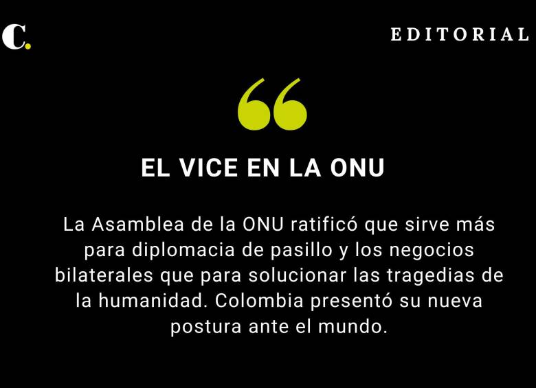 El vice en la ONU