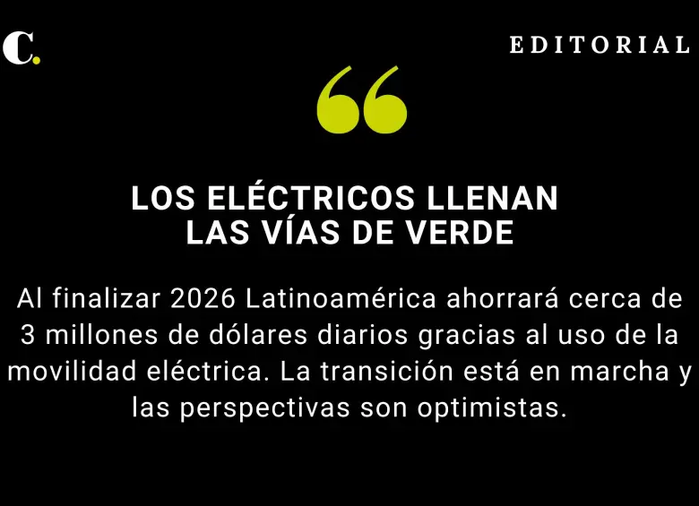 Los eléctricos llenan las vías de verde