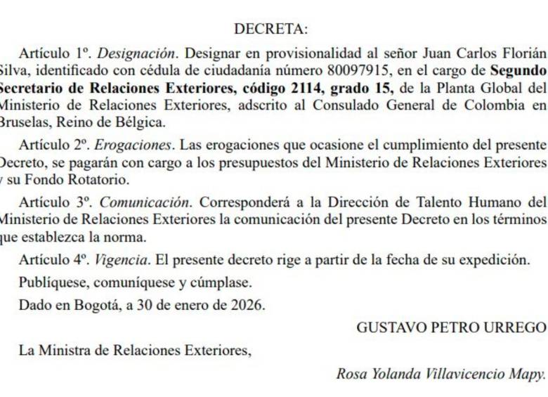 El decreto fue emitido el pasado viernes 30 de enero. FOTO: ARCHIVO PARTICULAR