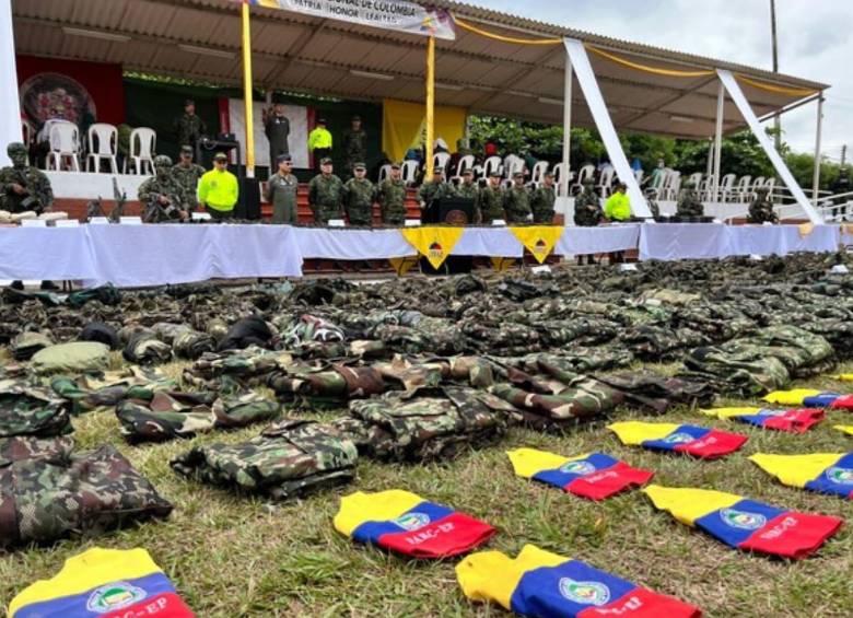 En medio de la crisis que se vive en la región del Catatumbo, el Ejército destruyó más de 2 mil artefactos explosivos. FOTO: Colprensa