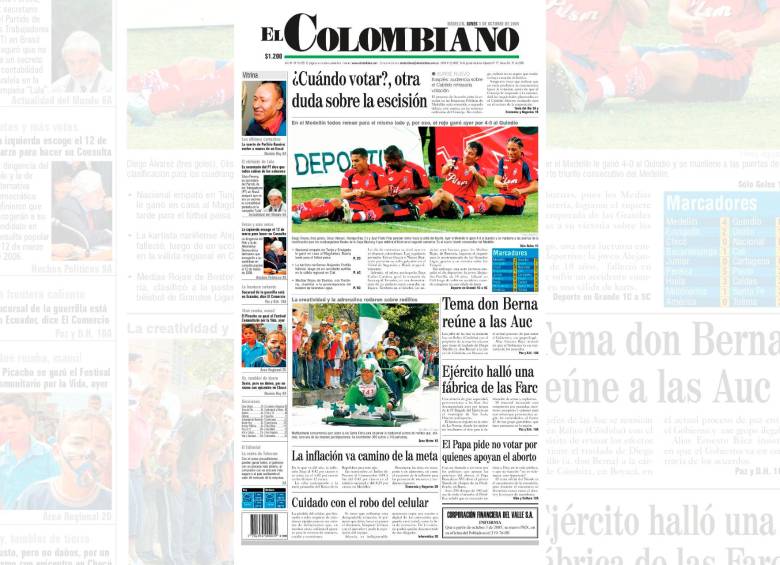 Un día como hoy 3 de octubre