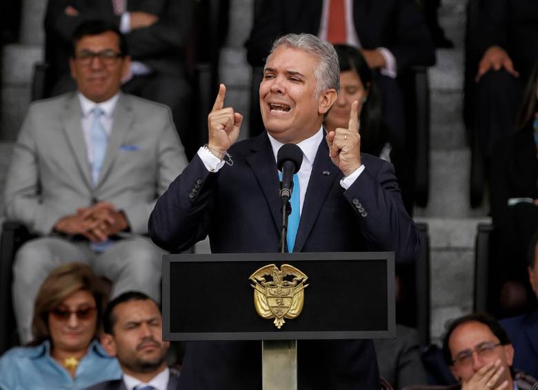 El presidente Iván Duque cumple una agenda diplomática en Estados Unidos por motivo de los 200 años de relación bilateral. FOTO Colprensa