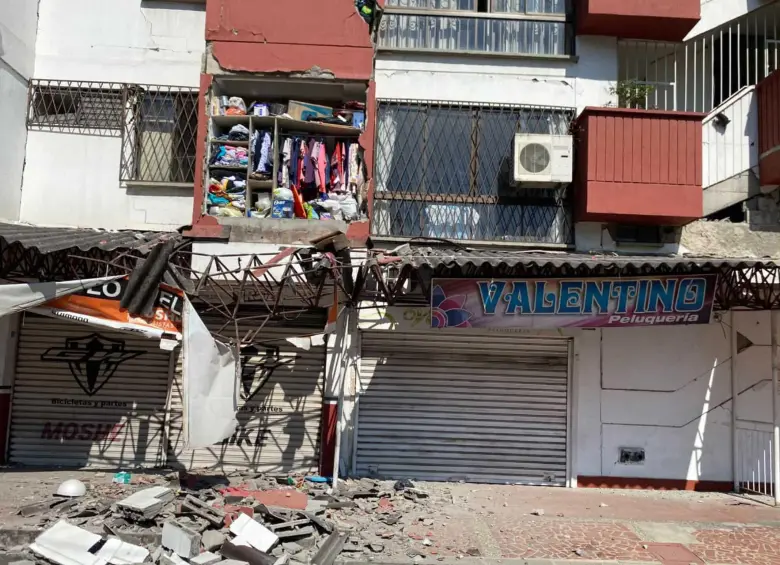Edificios colapsados en Cali. Foto: El Colombiano