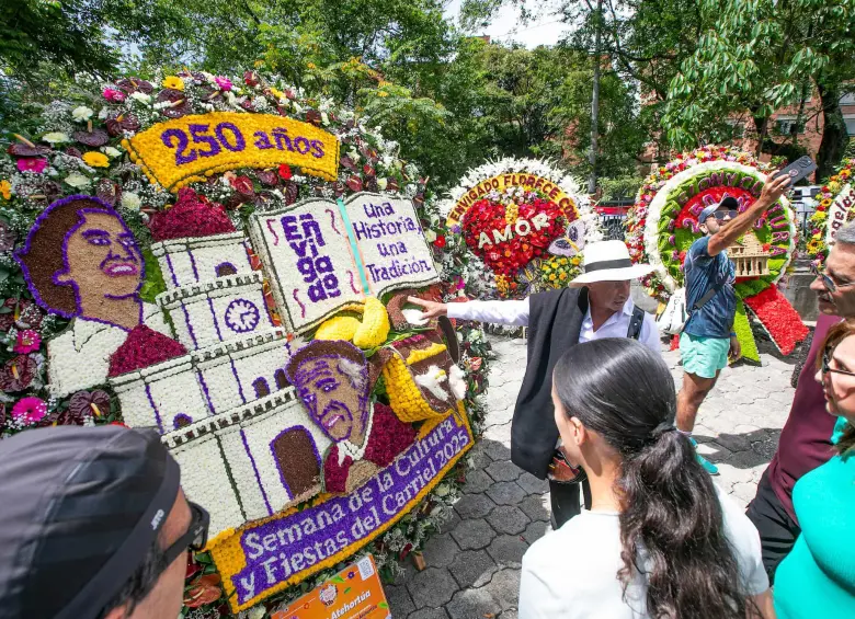 Cada año, en las Fiestas del Carriel, se realiza una Muestra Silletera. FOTO: Esneyder Gutiérrez