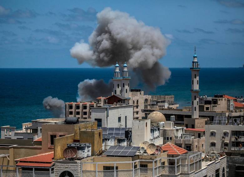 Imagen de Gaza tras uno de los bombardeos de Israel. Desde Palestina hablan de 200 muertos en solo una semana. FOTO EFE