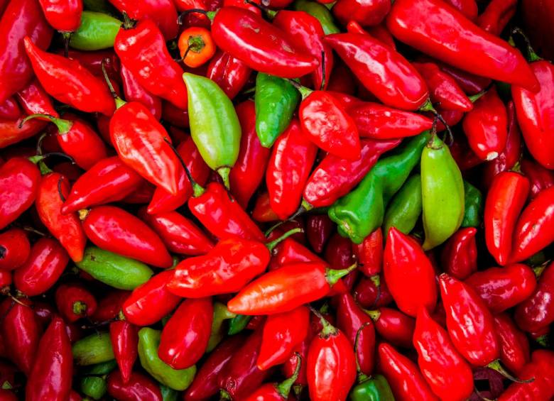 El ají, que en México le dicen chile es un producto con el que se prepara el encurtido. FOTO Camilo Suárez