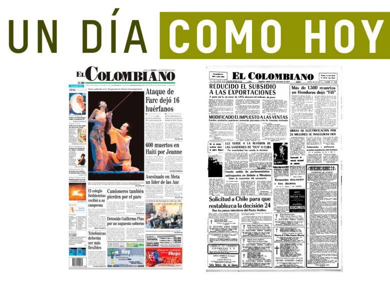 Un día como hoy 21 de septiembre