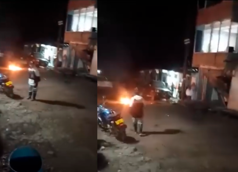 El hecho no dejó personas lesionadas. FOTOS CAPTURA DE PANTALLA