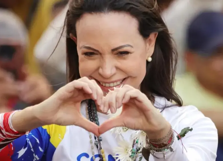 Tras la esperada reunión entre el mandatario estadounidense Donald Trump y María Corina Machado, máxima líder de la oposición venezolana, dijo que será presidenta de su país. FOTO: Getty