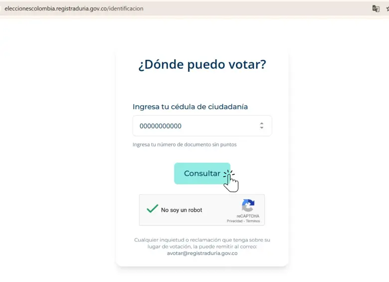 Paso a paso: así puede consultar su lugar de votación para las elecciones este 8 de marzo