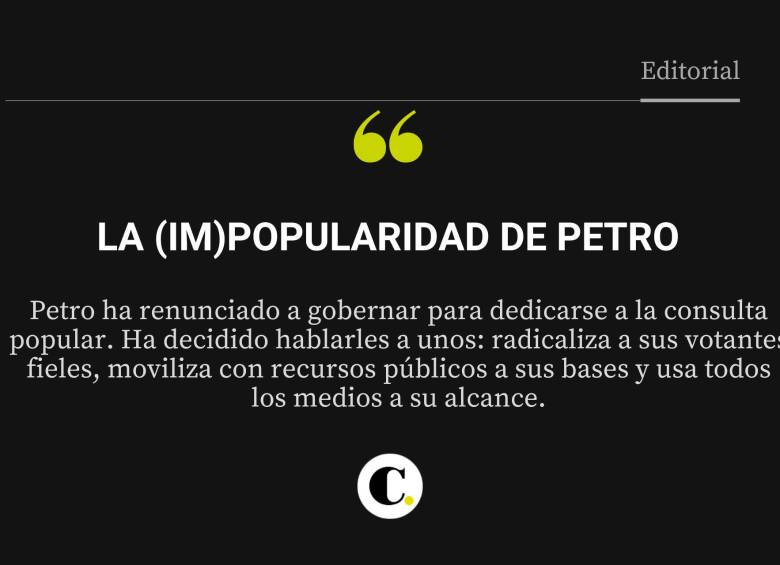La (im)popularidad de Petro