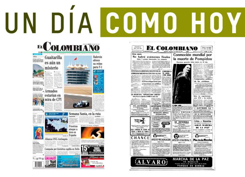 Un día como hoy 3 de abril