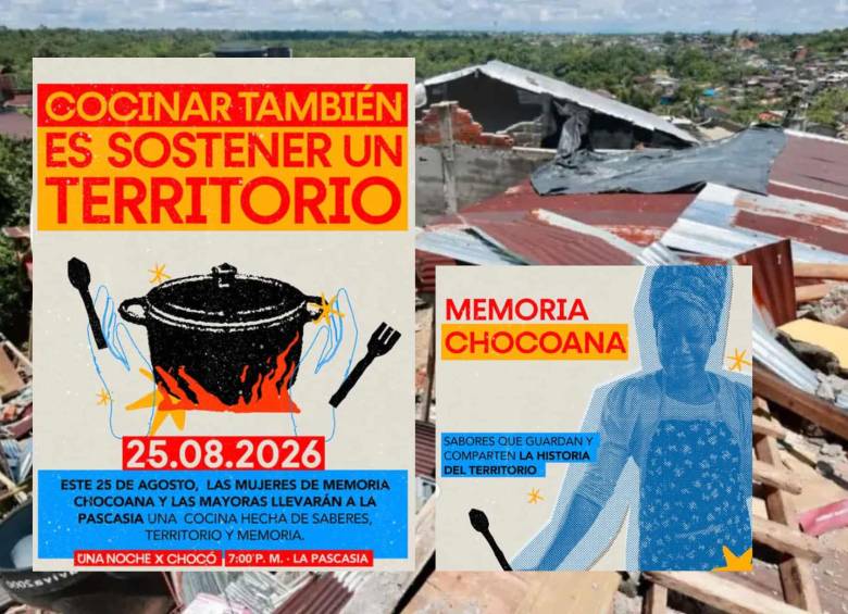 La Pascasia será escenario este martes de una jornada que reunirá comida, música y danza para apoyar a familias chocoanas afectadas por las recientes emergencias en el departamento. Foto: La Pascasia / Manuel Saldarriaga
