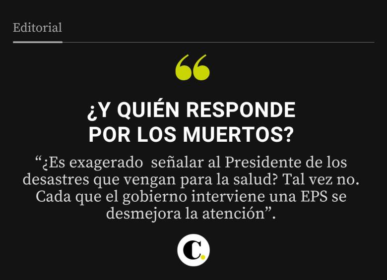 ¿Y quién responde por los muertos?