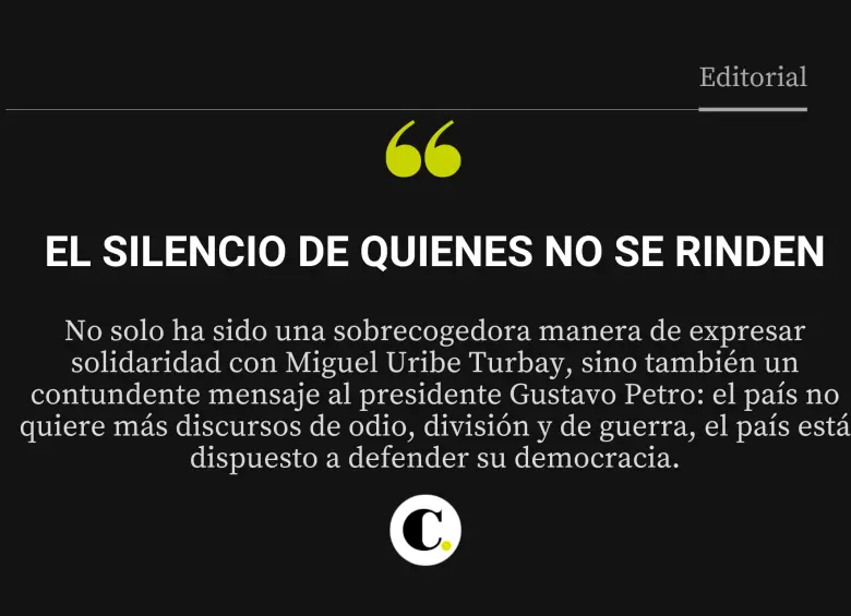 El silencio de quienes no se rinden