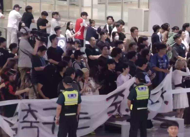 La selección de Corea del Sur fue abucheada por los hinchas tras su derrota en el Mundial. Foto: captura de video