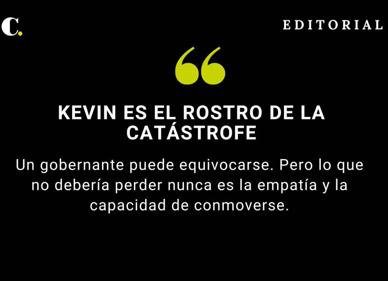 Kevin es el rostro de la catástrofe