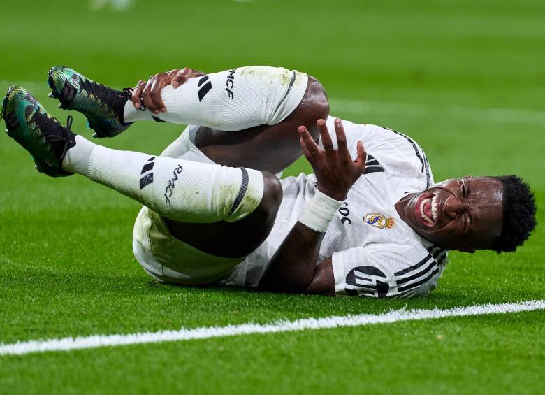Vinicius deberá estar fuera de las canchas por unas tres semanas. FOTO GETTY