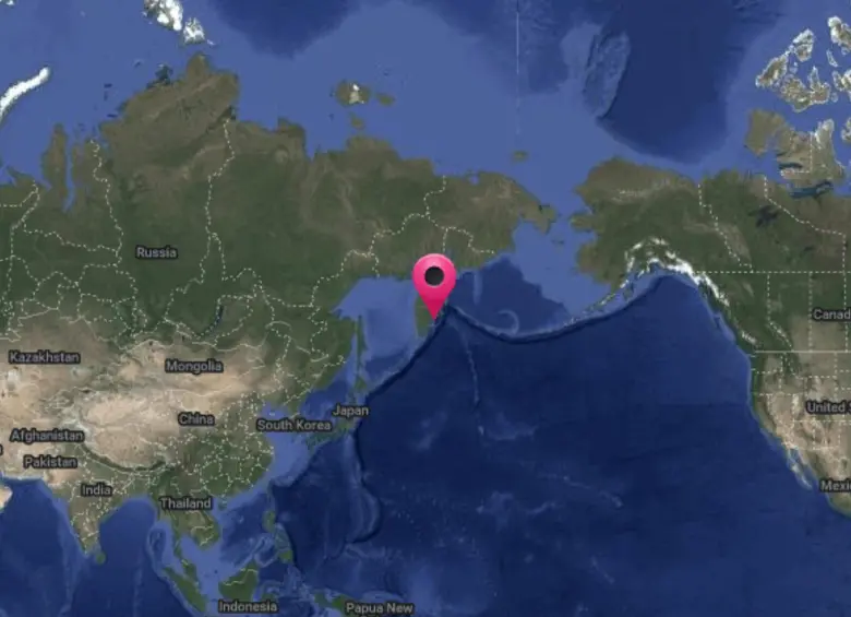 El Centro de Alerta de Tsunamis del Pacífico informó que eran posibles olas “peligrosas” a lo largo de las costas dentro de los 300 kilómetros del epicentro del terremoto. FOTO: Captura Google Maps