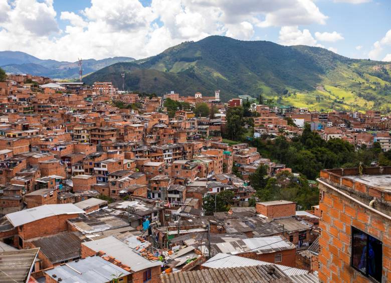 San Antonio de Prado fue uno de los corregimientos con mayores índices de pobreza e inseguridad alimentaria. FOTO: CARLOS VELÁSQUEZ